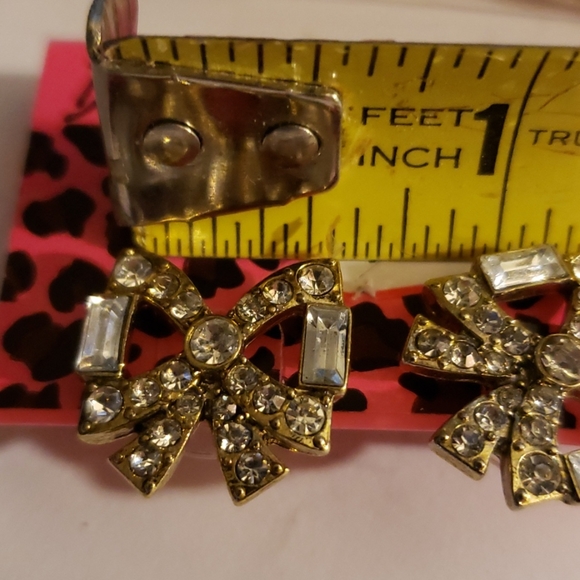 Betsey Johnson Bow Stud Earrings - Picture 4 of 5